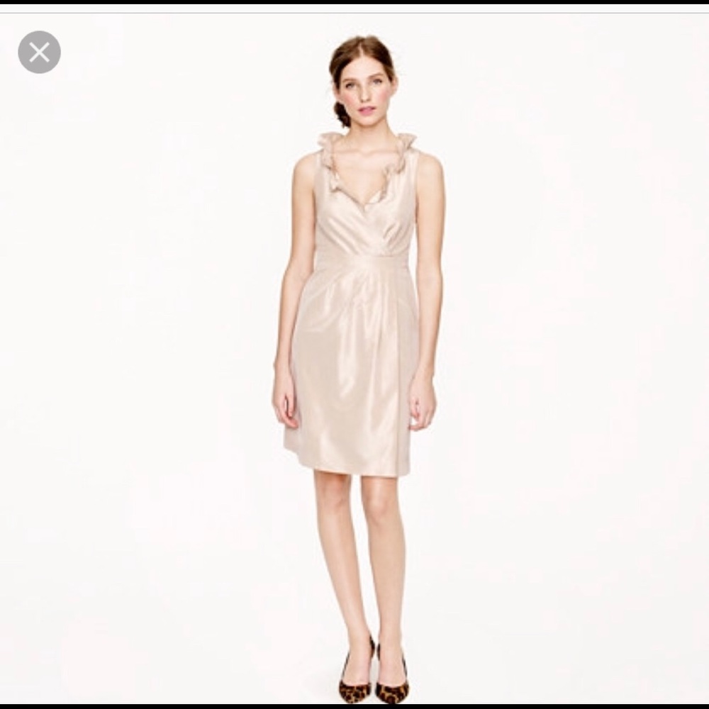 J Crew Blakey Silk Dress 2P